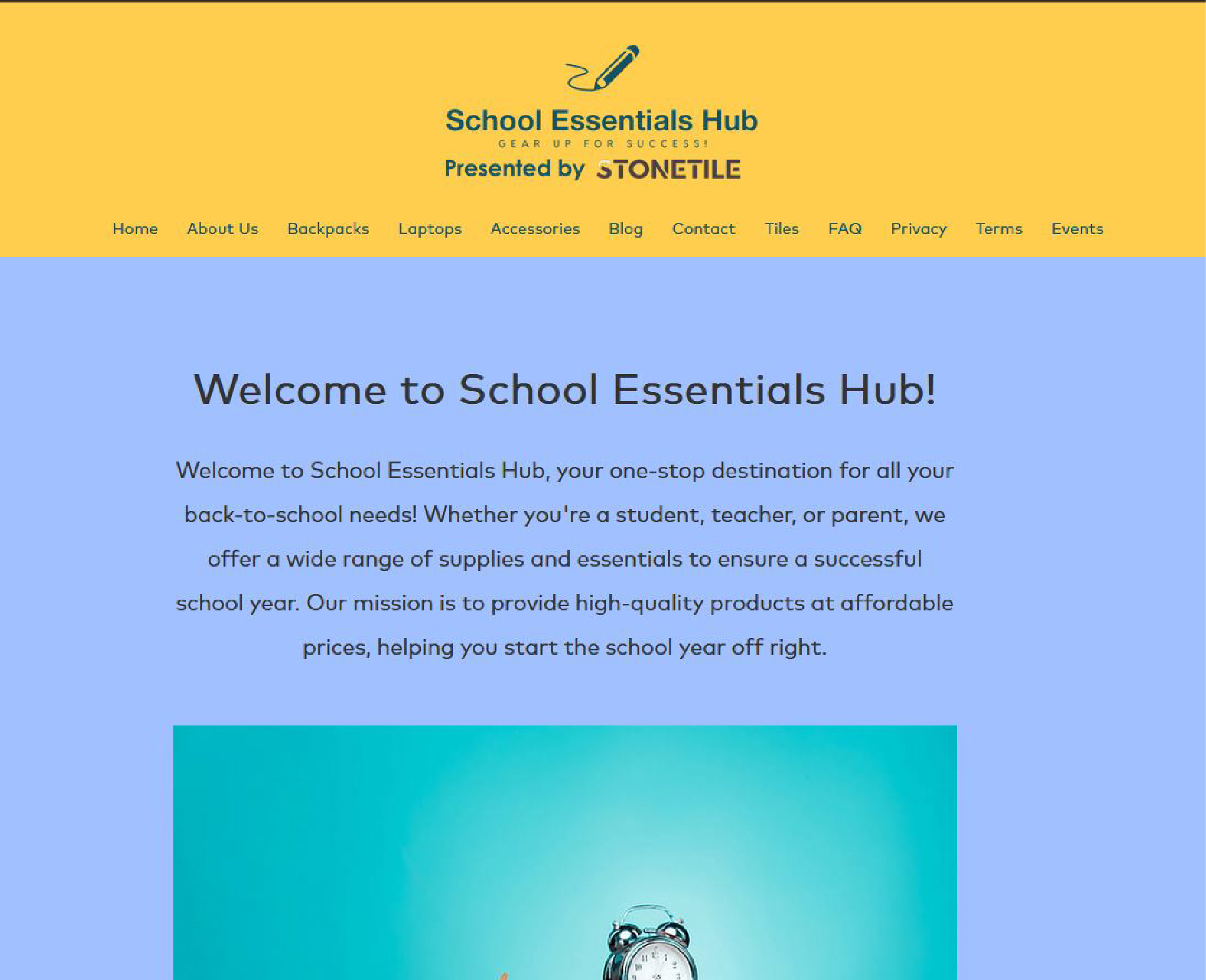 School Essentials Hub - Presented by Stonetile